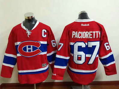 Men's Montreal Canadiens #67 Max Pacioretty Reebok Red 2015-16 Home Premier NHL Jersey