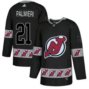 Men's New Jersey Devils #21 Kyle Palmieri Black Team Logos Fashion Adidas Jersey Men's New Jersey Devils #21 Kyle Palmieri Black Team Logos Fashion Adidas Jersey