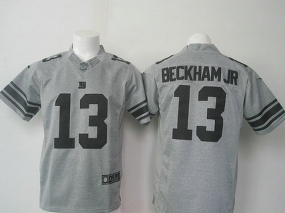 Men's New York Giants #13 Odell Beckham Jr Nike Gray Gridiron 2015 NFL Gray Limited Jersey Men's New York Giants #13 Odell Beckham Jr Nike Gray Gridiron 2015 NFL Gray Limited Jersey