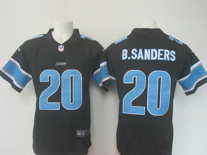 Men's Nike Detroit Lions 20 B.Sanders Limited Color Rush NFL Jersey