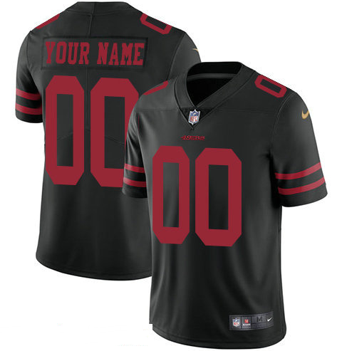 Men's Nike San Francisco 49ers Customized Vapor Untouchable Custom Limited NFL Jersey Black Men's Nike San Francisco 49ers Customized Vapor Untouchable Custom Limited NFL Jersey Black