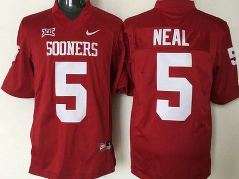 Men's Oklahoma Sooners #5 Durron Neal Red College Football Nike Jersey Men's Oklahoma Sooners #5 Durron Neal Red College Football Nike Jersey
