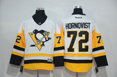 Men's Pittsburgh Penguins #72 Patric Hornqvist White NHL New Stitched Jersey