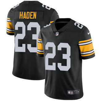 Men's Pittsburgh Steelers #23 Joe Haden Black Alternate Nike Stitched NFL Vapor Untouchable Limited Jersey Men's Pittsburgh Steelers #23 Joe Haden Black Alternate Nike Stitched NFL Vapor Untouchable Limited Jersey