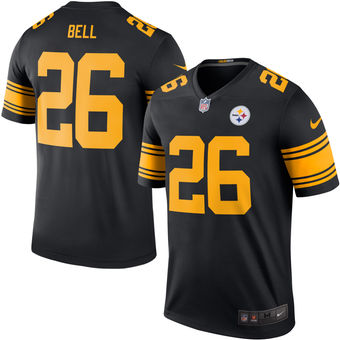 Men's Pittsburgh Steelers #26 Le'Veon Bell Nike Black Color Rush Legend Limited Stitched Jersey
