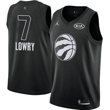 Men's Raptors #7 Kyle Lowry Black NBA Swingman 2018 All-Star Game Jersey Men's Raptors #7 Kyle Lowry Black NBA Swingman 2018 All-Star Game Jersey