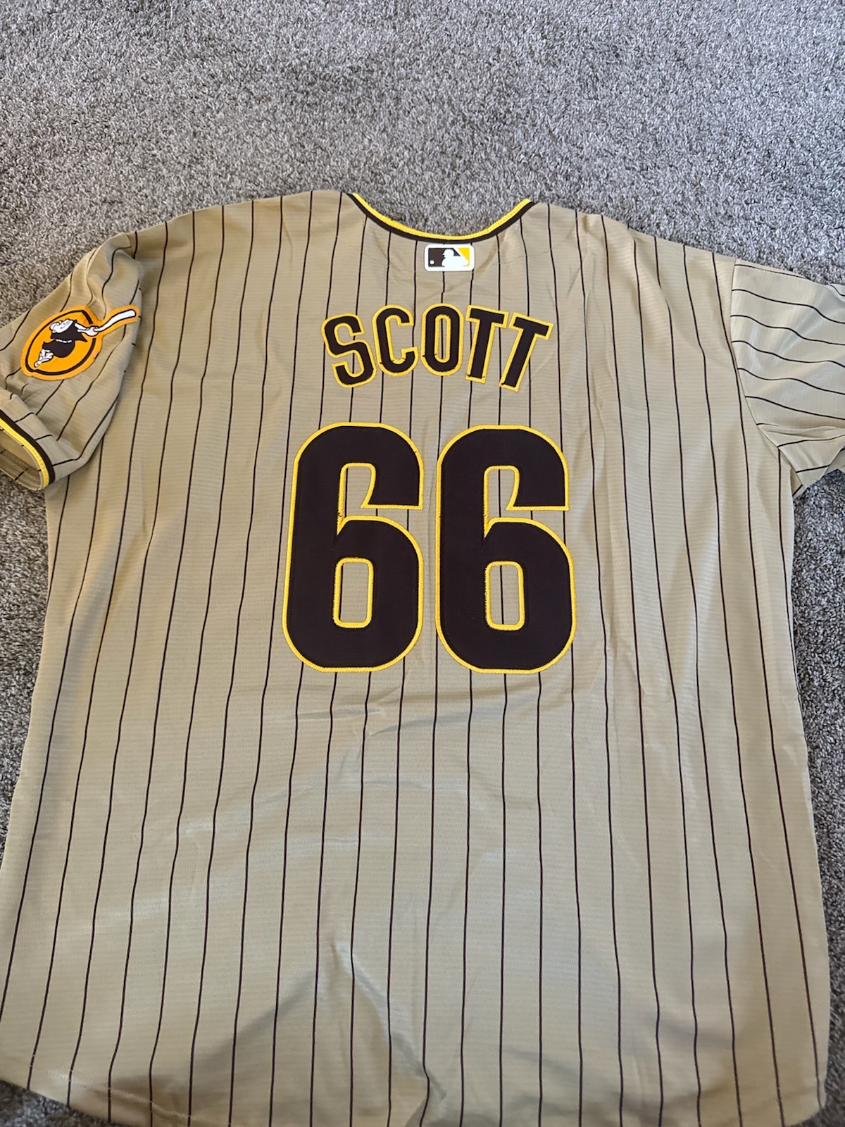 Men's San Diego Padres Nike 66 Scott brown jersey Men's San Diego Padres Nike 66 Scott brown jersey