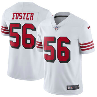 Men's San Francisco 49ers #56 Reuben Foster Nike White Color Rush Vapor Untouchable Limited Player Jersey Men's San Francisco 49ers #56 Reuben Foster Nike White Color Rush Vapor Untouchable Limited Player Jersey