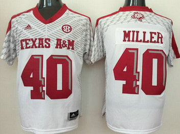 Men's Texas A&M Aggies #9 Ricky Seals-Jones White 2016 College Football Nike Jersey