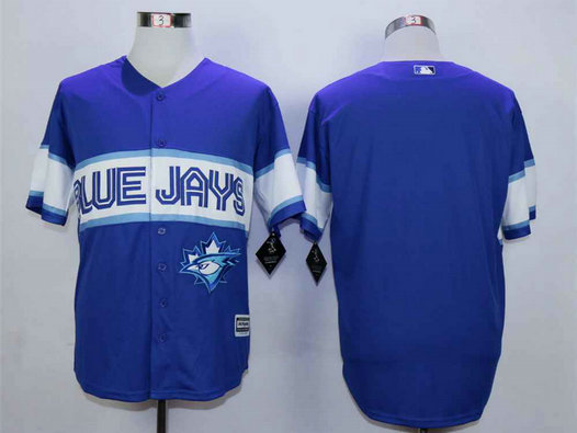 Men's Toronto Blue Jays Blank Blue New Cool Base Jersey Men's Toronto Blue Jays Blank Blue New Cool Base Jersey
