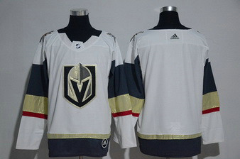 Men's Vegas Golden Knights Blank White 2017-2018 Stitched Adidas Hockey Jersey