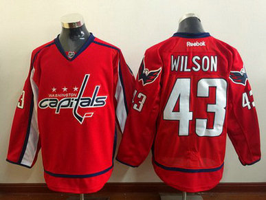 Men's Washington Capitals #43 Tom Wilson Red Home Reebok Hockey Jersey Men's Washington Capitals #43 Tom Wilson Red Home Reebok Hockey Jersey