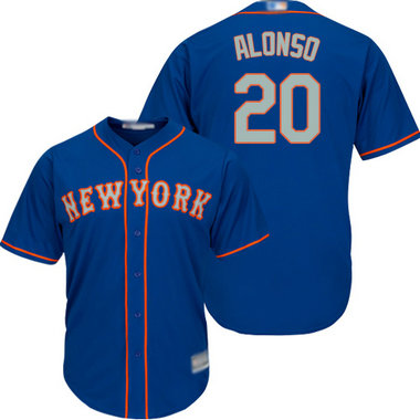 Mets #20 Pete Alonso Blue New Cool Base Alternate Home Stitched Baseball Jersey Mets #20 Pete Alonso Blue New Cool Base Alternate Home Stitched Baseball Jersey