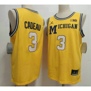 Michigan Wolverines 3 Elliot Cadea Vapor Limited Men Jersey