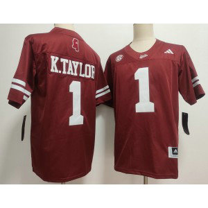 Mississippi State Bulldogs 1 Kamario Taylor Red Vapor Limited Men Jersey