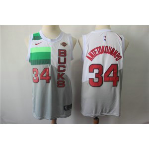 NBA Bucks 34 Giannis Antetokounmpo White Earned Edition Nike Men Jersey NBA Bucks 34 Giannis Antetokounmpo White Earned Edition Nike Men Jersey