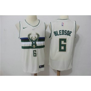 NBA Bucks 6 Eric Bledsoe Cream City Edition Nike Men Jersey NBA Bucks 6 Eric Bledsoe Cream City Edition Nike Men Jersey