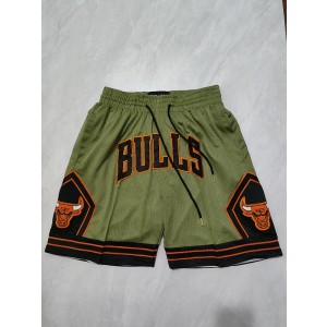 NBA Bulls Olive Shorts