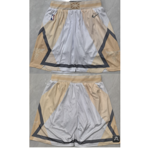 NBA Bulls White City Edition Grey Shorts (Run Small) NBA Bulls White City Edition Grey Shorts (Run Small)