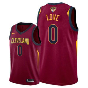 NBA Cavaliers 0 Kevin Love 2018 NBA Finals Patch Red Men Jersey NBA Cavaliers 0 Kevin Love 2018 NBA Finals Patch Red Men Jersey