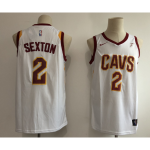 NBA Cavaliers 2 Collin Sexton White Nike Youth Jersey