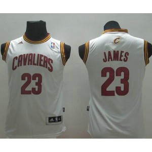 NBA Cavaliers 23 LeBron James White Revolution 30 Youth Jersey
