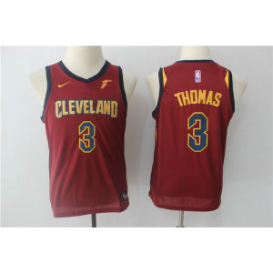 NBA Cavaliers 3 Isaiah Thomas Red Nike Swingman Youth Jersey