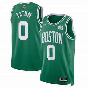 NBA Celtics 0 Jayson Tatum Kelly Green 2024 Finals Nike Men Jersey