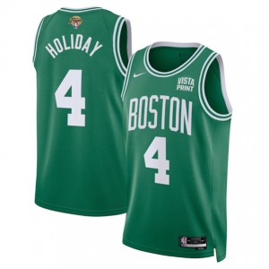 NBA Celtics 4 Jrue Holiday Kelly Green 2024 Finals Nike Men Jersey