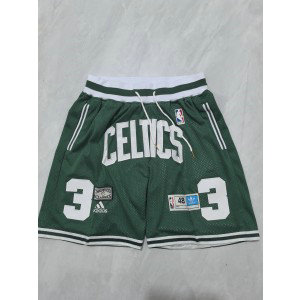 NBA Celtics Green Shorts