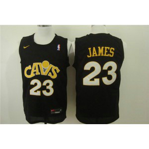 NBA Cleveland Cavaliers 23 LeBron James Black Stitched Nike Men Jersey