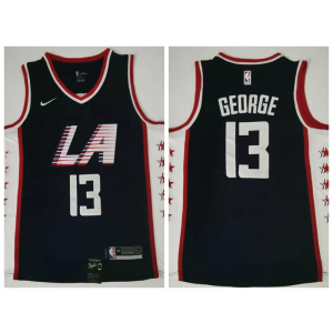 NBA Clippers 13 Paul George Navy City Edition Swingman Nike Men Jersey NBA Clippers 13 Paul George Navy City Edition Swingman Nike Men Jersey