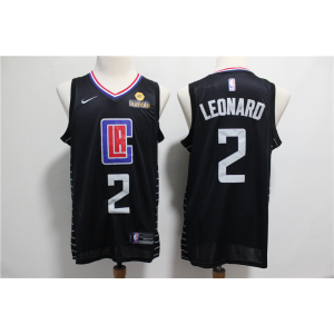 NBA Clippers 2 Kawhi Leonard Black Swingman Nike Men Jersey With Logo NBA Clippers 2 Kawhi Leonard Black Swingman Nike Men Jersey With Logo