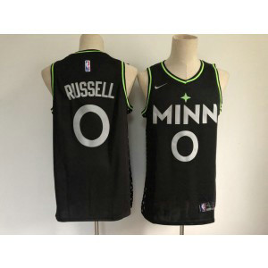 NBA Grizzlies 0 Russell Black Men Jersey