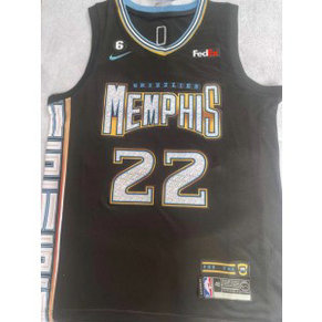 NBA Grizzlies 22 Bane Black Nike Men Jersey