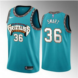 NBA Grizzlies 36 Marcus Smart Teal 2023 Draft Classic Edition Nike Men Jersey