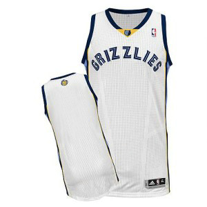 NBA Grizzlies Blank White Revolution 30 Men Jersey