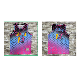 NBA Heat 13 Bam Adebayo Throwback Men Jersey