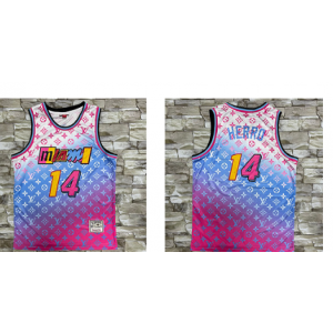 NBA Heat 14 Tyler Herro Black Throwback Men Jersey