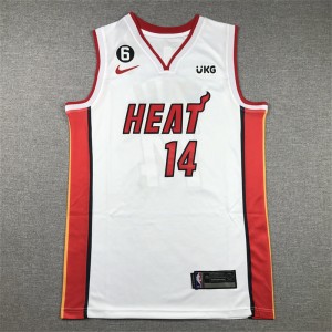 NBA Heat 14 Tyler Herro White Nike Men Jersey