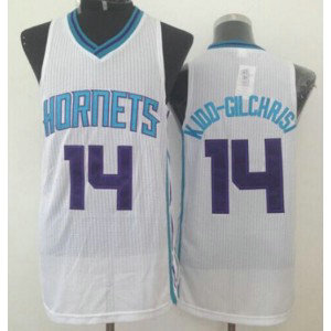 NBA Hornets 14 Michael Kidd-Gilchrist White Revolution 30 Men Jersey