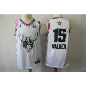NBA Hornets 15 Kemba Walker White 2019 All-Star Game Men Jersey