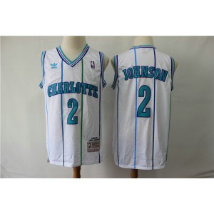 NBA Hornets 2 Frank Jackson White 1992-93 Hardwood Classics Men Jersey