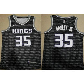 NBA Kings 35 Marvin Bagley III Black City Edition Nike Swingman Men Jersey