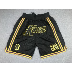NBA Lakers Kobe Black Just Don Shorts