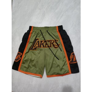 NBA Lakers Olive Shorts