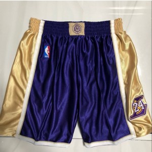 NBA Lakers Purple Gold Shorts