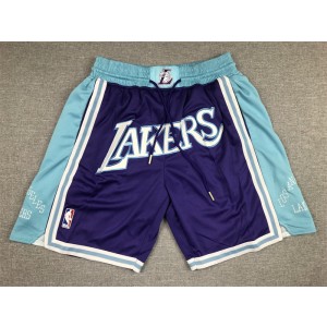 NBA Lakers Purple Just Don City Shorts