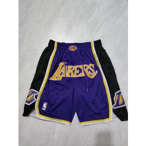 NBA Lakers Purple Shorts2