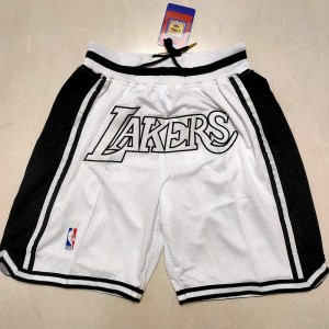 NBA Lakers White MVP Just Don Shorts